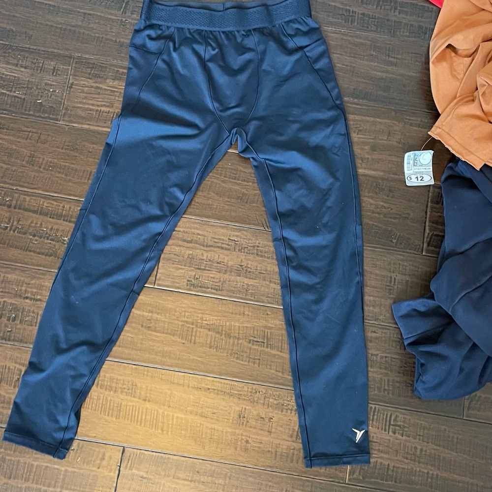 boys athletic tights size 14-16
